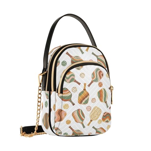 Image of MCHIVER Golf Crossbody Bag for Women Cell Phone Purse Wallet with Removable Chain Shoulder Handbag