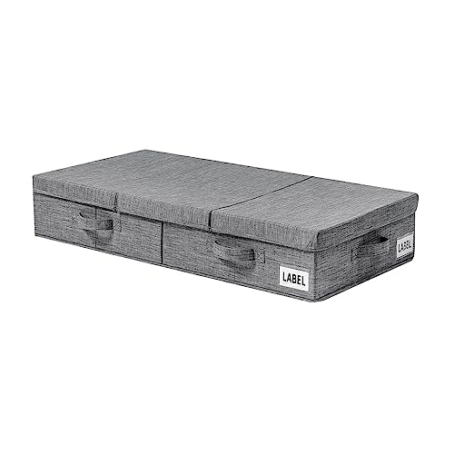 Allayu Caja de Almacenamiento compartimentada Debajo de la Cama, contenedores Debajo de la Cama, Cajas para el hogar, Manta, Juguetes, Ropa de Dormitorio, edredones