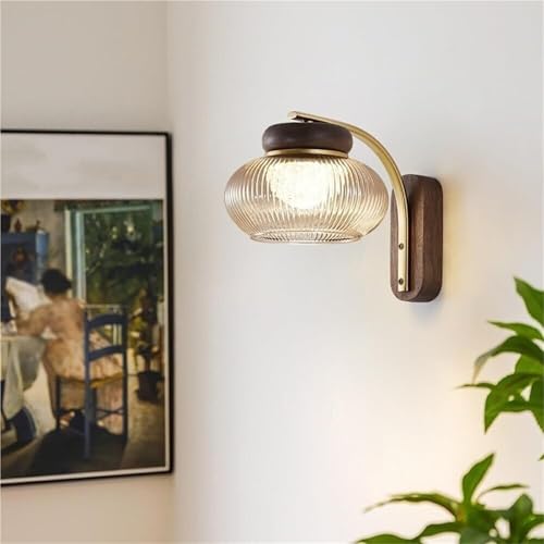 Aplique de Pared LED Moderno de Cristal Antiguo, sólido, nórdico, para Pasillo, Estudio, balcón, Sala de Estar, Pasillo, escaleras y Entrada.