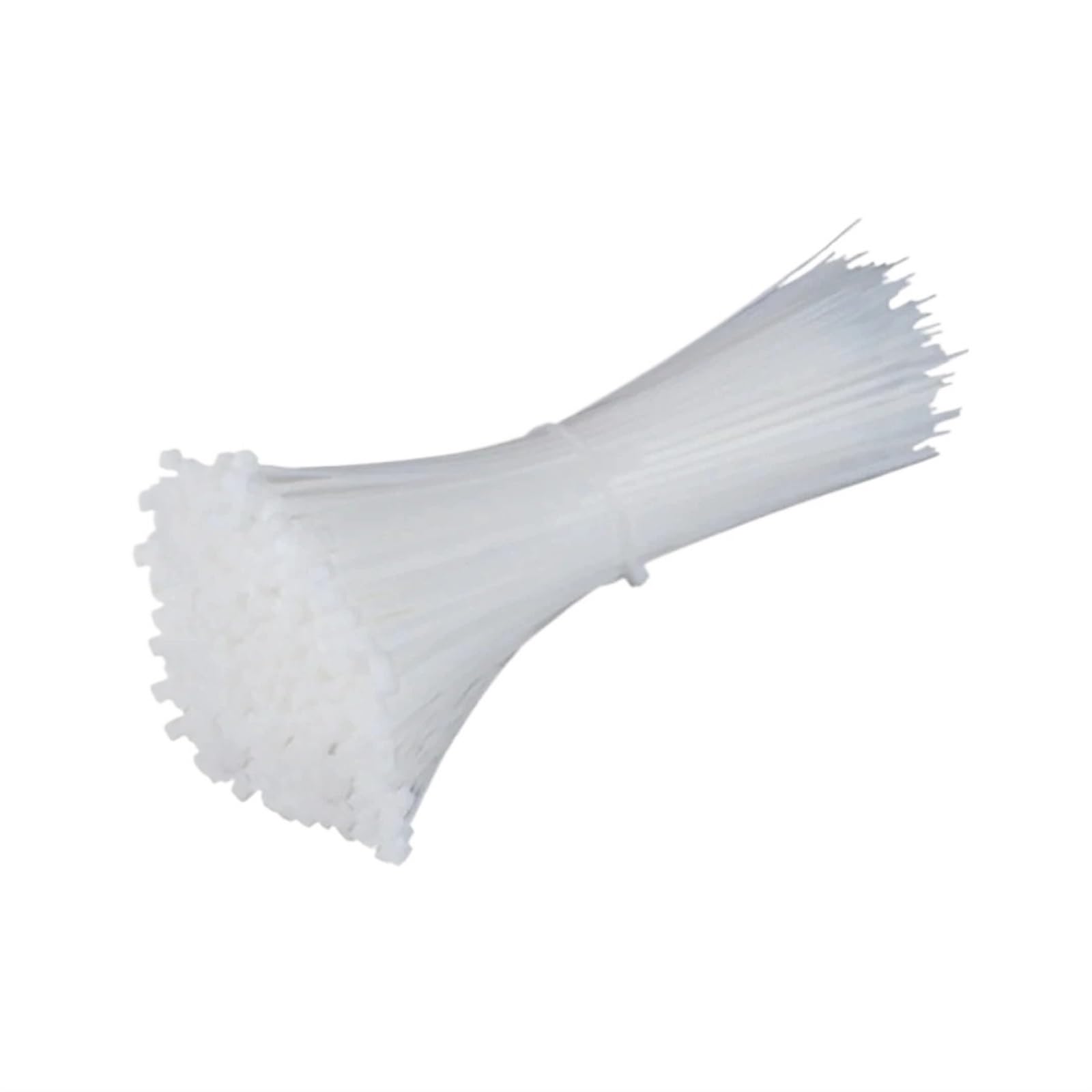 L6nqiag Tie 4X200mm 200Pcs Nylon Cable Ties 200Pcs Nylon Cable Self-Locking May Loose Recycle Plastic Reusable Ties Organizer(White)