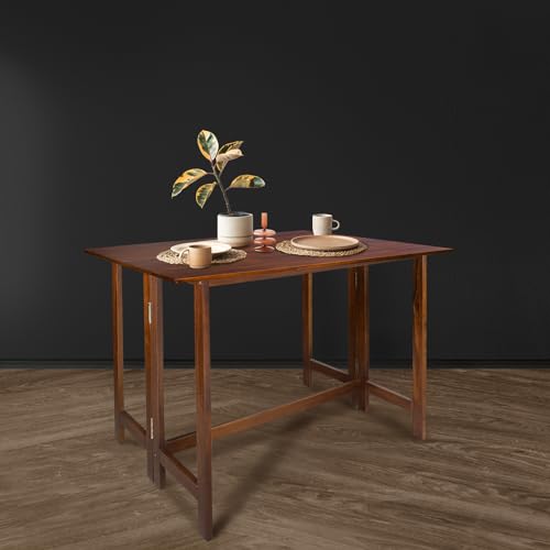 Casual Home 613-95 Solid Wood Flip-Top Folding Console To Dining Convertible Table thumb #1