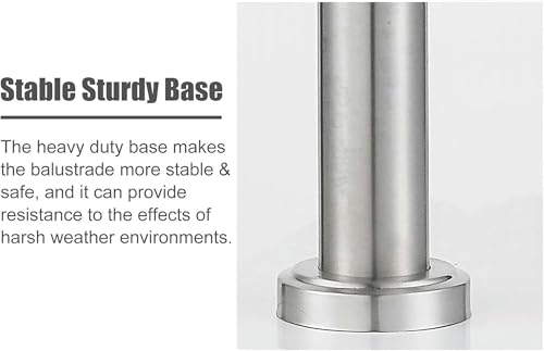 Poteaux de diamètre de tube 51 mm pour aménager un balcon moderne et une rampe de mezzanine