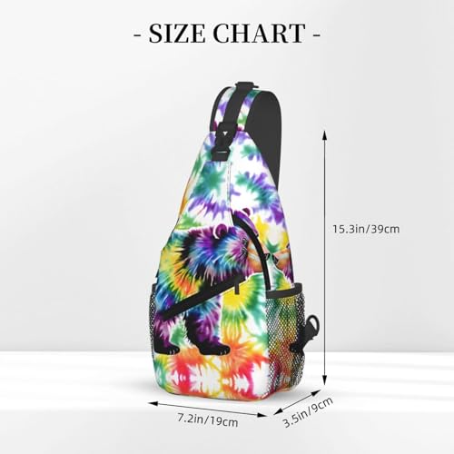 Mochila cruzada deportiva unisex negra MyPiky miniatura 3