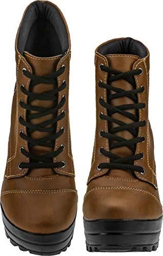 Coturno Lumiss Salto Alto Original (37, Caramelo)