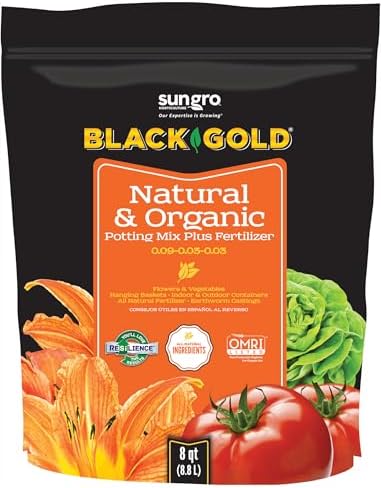 Black Gold Natural & Organic Potting Mix 8qt