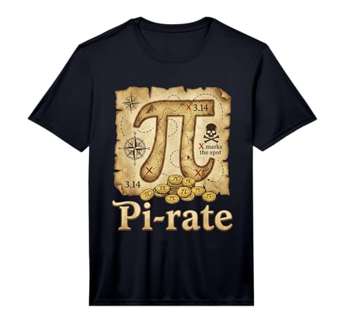 Pi Rate Pirate Pi Day 3.14 Math Math Pie Pun Men Boys Kids Performance T-Shirt