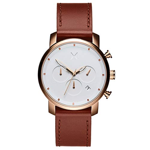 MVMT Chrono Watches | 40 MM Men's Analog Watch Chronograph | Rose Gold