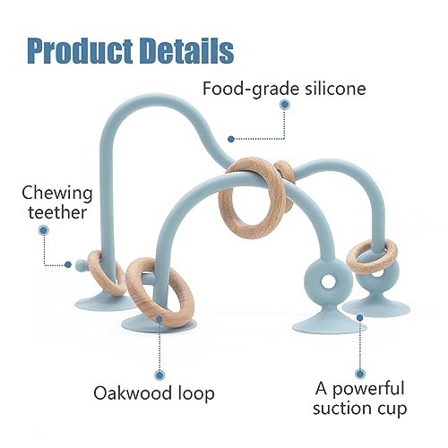 Zeeloopbee TR063-B Montessori Educational Toys For Infant Toddlers,High Chair Toys thumb #1
