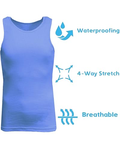 Galaxy by Harvic Single and 3-Pack Mens Heavy-Weight Ribbed Tank Tops3