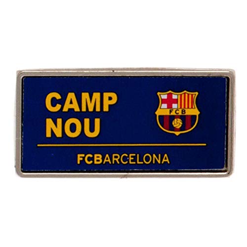 Club Licensed Barcelona Pin Placa de Calle, Unisex, Azul Marino, Talla única
