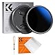 K&F Concept K-Serie 77mm ND Filter Variabler Graufilter ND2-400 (1-9 Blendenstufen) mit Objektivdeckel