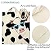 OUZ Canvas Tote Bag for Women, Dairy Cow Buffalo Canvas Handbag Shoulder Tote Bag, Cute Strawberry Tote Bag, Shopping Grocery Reusable Tote Shoulder Bag Casual Bag Gift for Girl Sister Friend