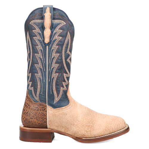 Dan Post Men's Tuco Carpincho Embroidered Square Toe Pull on Western Boot