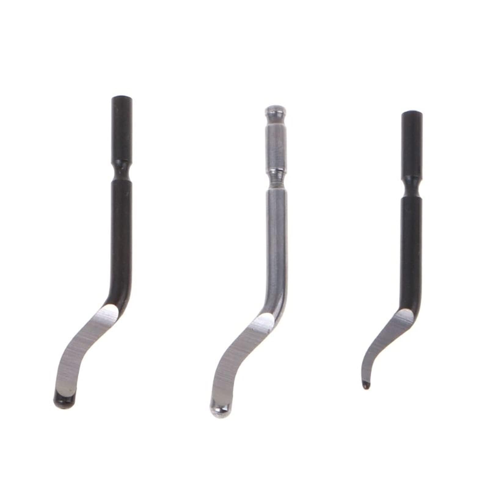 10-tlg Stahl Entgratklingen Set BS1010 BS1018 BK3010 45°