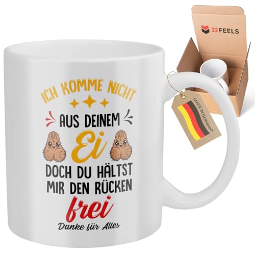 22Feels Stiefvater Tasse Lustig Stiefpapa Geschenk Vatertag Idee von Stieftochter Stiefsohn Bonus Papa Ersatzvater Stiefeltern