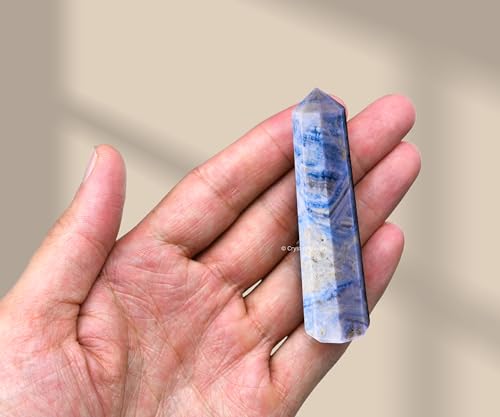 Image of Crystal Heaven Certified Scheelite Tower Obelisk Point For Chakra, Healing And Balancing - Aaa Grade Original Certified Gemstone Agate For Reiki Meditation Yoga Spiritual (2-3 Inches)