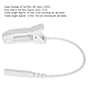 Tyenaza Elektrodenkabel, 10 Stück 2,0 mm Ohrclip Elektrodenkabel Kabel für digitales TENS-Massagegerät Brust-Ohr-Massageclip