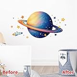 Zoom IMG-2 fufuquare cartoon pianeta adesivi murali Zoom IMG-2 fufuquare cartoon pianeta adesivi murali