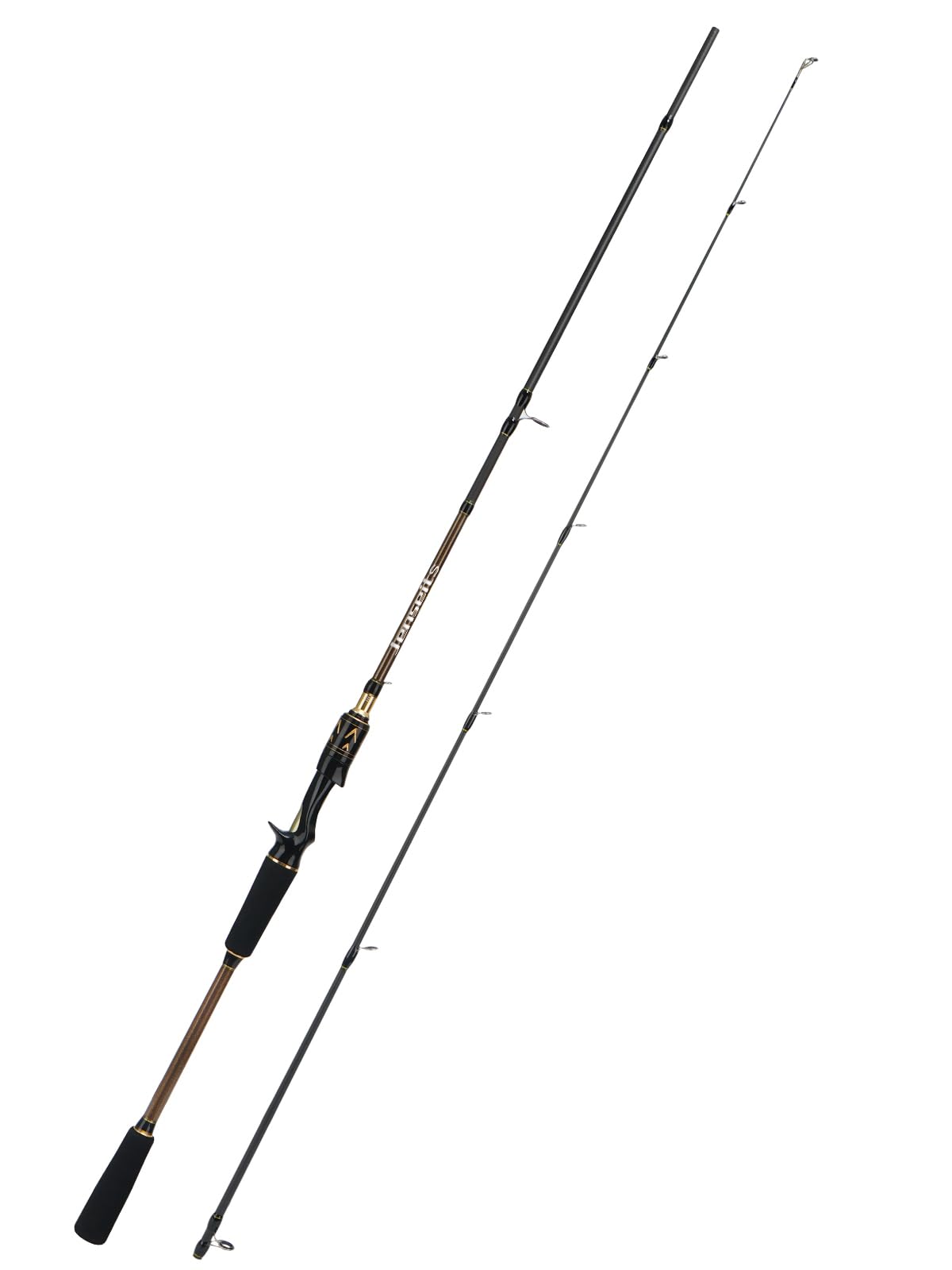 Jenseits Fishing Rods, Carbon Fiber Spinning & Casting Poles, Saltwater Resistant Guides, 6'/7'/8'/9'/10'/12'-Portable 2/3/4/-Piece & Telescopic