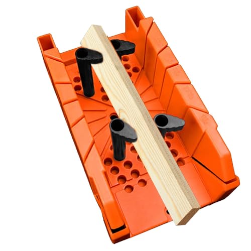 Caja de ingletes, caja de ingletes, caja de ingletes, caja de ingletes, caja de ingletes ajustable de 45 grados, multifunción, para carpintería Carpenter Woodworker