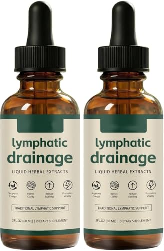 Lymphatic Drainage Drops Lynvea Drops Water Balance Promotes Overall Health Natural Ingredients for Men and Women 60 ml (2 Bottles)