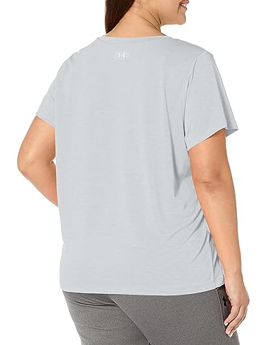 Image of Under Armour Plus Size Tech Solid Short Sleeve V-Neck