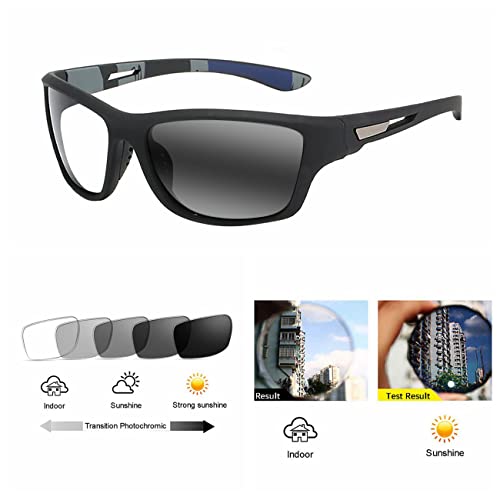 Men Women Cycling Biking Sport UV400 Transition Photochromic Sun Reading Glass +1.0~+6.02