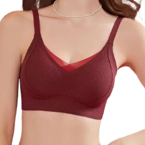 Image of Jalodari Women's Wireless Push-Up Bra | Soft Lightly Padded Full Coverage Bra | Longline High Support Sports Bra for Workout, Gym & Yoga | Comfortable Everyday Bralette