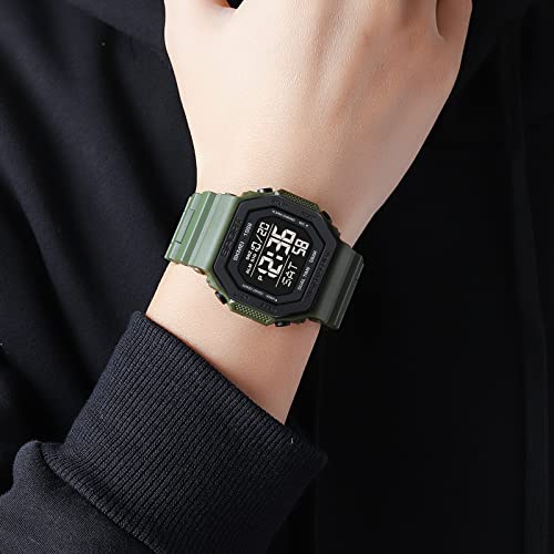 Gosasa Military Sport Unisex Watches Back Light Fashion Men and Women Watch LED Digital Unisex Watch Countdown 5Bar Waterproof Casual Wristwatch Alarm4