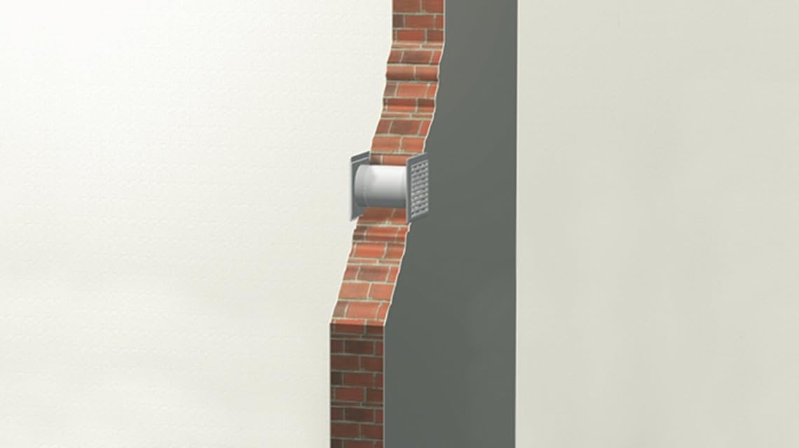 Vortice 11110 Aspiratore Elicoidale Punto Ghost Condotti, Bianco