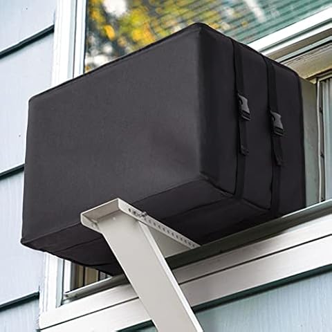 Bestalent Outdoor Window Air Conditioner Cover, AC Unit Cover for Outside 17Wx12Dx13H inches (Black) Cover