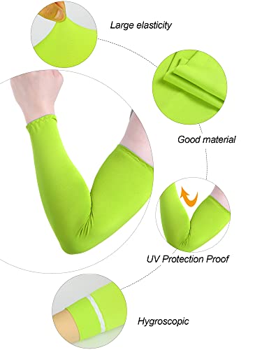 8 Pairs Arm Sleeves UV Sun Protection for Men Women Cooling Tattoo Cover Up Sleeves3