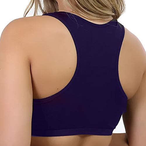 Top Nadador Feminino Academia - Slim Fitness – Azul Marinho P