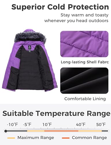 wantdo Women's Recycled Winter Coats Quilted Winter Jacket Warm Puffer Jacket Padded Parka3