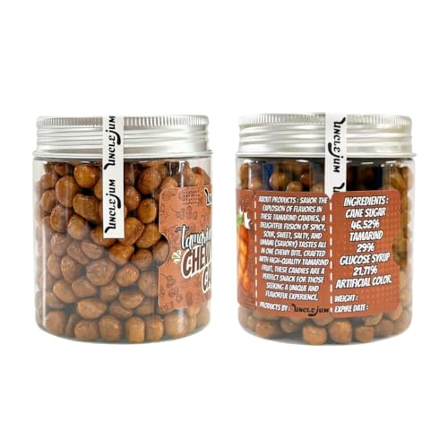 Chewy Tamarind Candy 5 Tastes fusion of spicy, sour, sweet, salty, and umami (savory) tastes in one chewy bite. 200grams