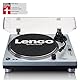 Lenco L-3809 Plattenspieler - DJ Plattenspieler mit Direktantrieb - USB - Vorverstärker - 33 und 45 U/min - MMC - RCA- Line Out - Blau Metallic