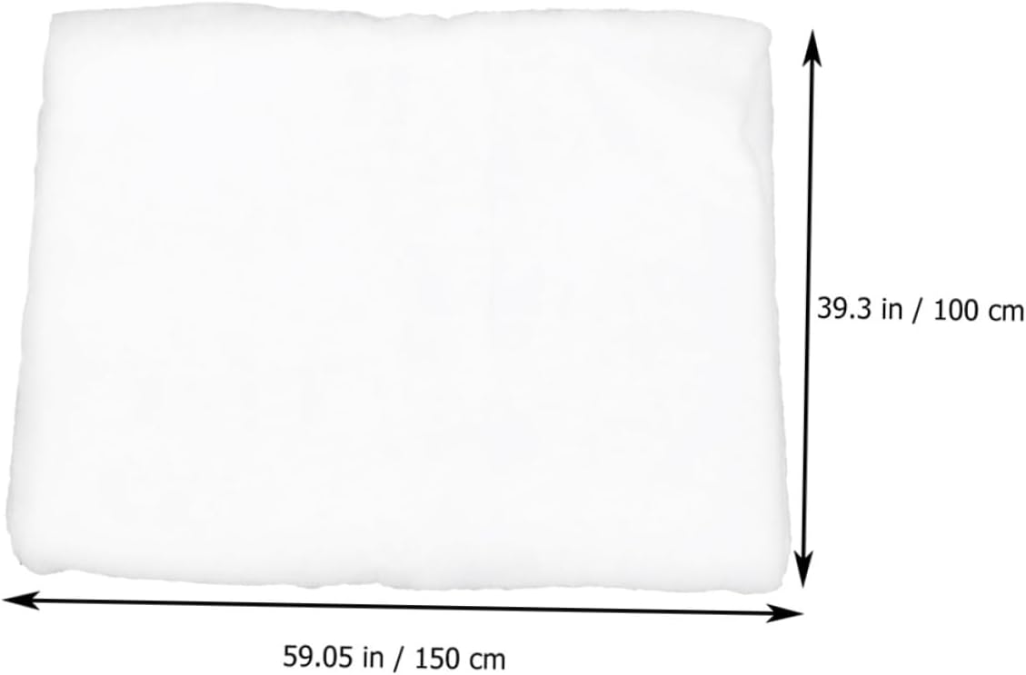 VICASKY 2pcs White Snow Blanket Faux Snow Carpet 1.5x1m Thickened Artificial Sheet for Indoor Christmas Decoration and Winter Village Scene Display