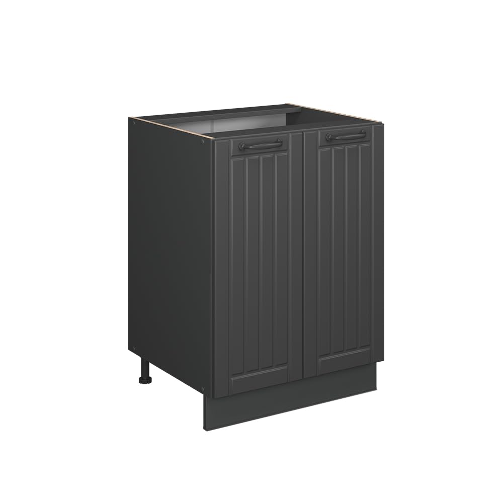 Vicco Kitchen base cabinet Fame-Line, Dark grey, 60 cm