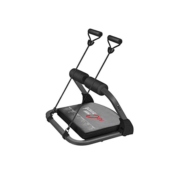 Fitlaya Fitness-abs exercise equipment ab machine for Abs and Total Body Workout, home gym fitness equipment for all ages. (BLACK)