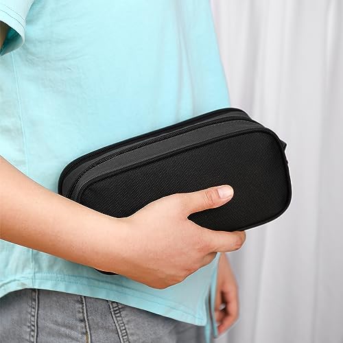 Image of Mountain guest Large Capacity Pencil Case Multi-Slot Pencil Pouch Durable Pencil Box Portable Office Pen Bag with Zipper