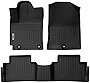 orealtrend Black Floor Mats Liners Replacement for Kona 2018-2022 Heavy Duty All Weather Guard Front and Rear Car Carpet-Custom Fit-Tough/Durable/Odorless-NOT for Kona Electric & Kona N
