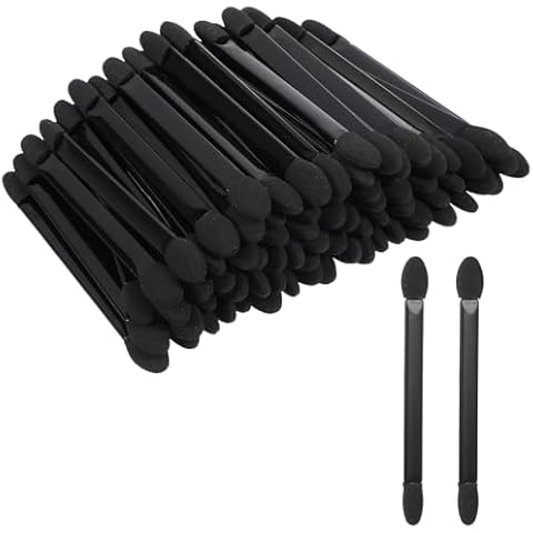 100Pcs Disposable Double-Ended Eyeshadow Applicators Cover