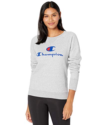 Champion Women's Friendly Flower One Piece Swimsuit, Oxford Gray-586168, Medium