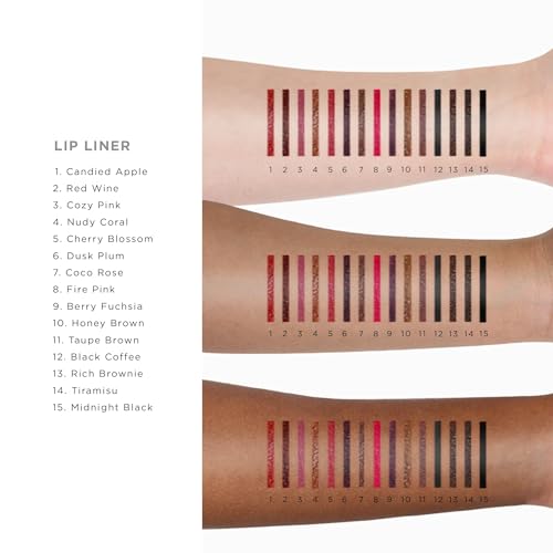 Image of 3 Pack of Stay Ever Long Lasting Matte Lip Liner Gels in the shade Tiramisu