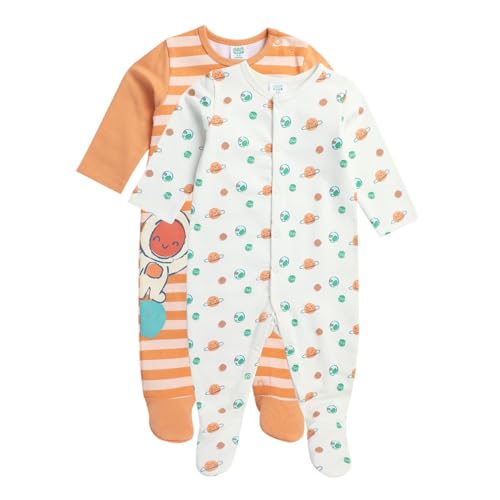 Image of miniklub Baby Front Open Long Sleeve Full Length Knitted Cotton Sleep Suit (Yellow Color)