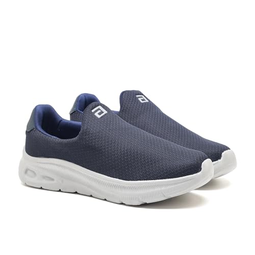 Image of ASIAN Wonderwalk-01 Men's Walking Shoes | Lightweight Slip-On Sneakers with Memory Foam Cushioning & Breathable Mesh Upper | Perfect for Walking, Office Wear, Travel & Daily Comfort