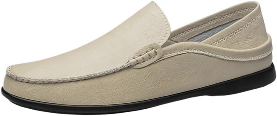 Men’s Dress Shoes – Spanish Leather Slip-On, Breathable, Anti-Slip Business Formal Shoes