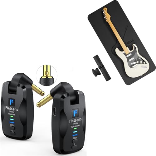 FA-16 Guitar Work Mat Kit Neck Rest Support Set, FW2D Wireless Guitar System Exclusive Mute Plug miniatura 1