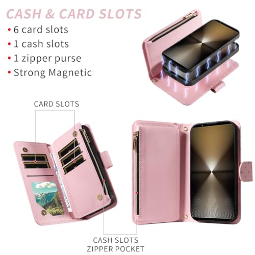 Coque Rose Sony Xperia 1 VI Asuwish finition premium chic