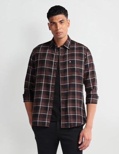 Image of Arrow Men's Solid Slim Fit Shirt